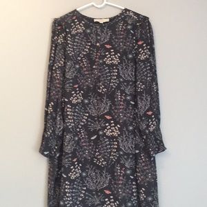 Loft Grey Shirtdress